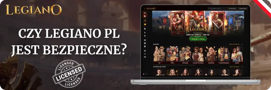 Czy Legiano Casino jest legalne i bezpieczne dla graczy z Polski